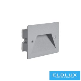   UNIVERSO Lábazati süllyesztett LED lámpa PIR-vel 3w 150lm 6500k IP65 szürke 115x80x34mm