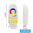 MIBOXER RF 2.4G RGB/RGBW LED Szalaghoz Távirányító 4 Zónás fekete