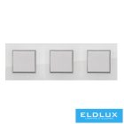 ELDLUX ELDIRA hármas üveg keret fehér