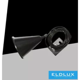   UNIVERSO Háromfázisú sínhez függeszték elem Max.3méter fekete