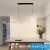 UNIVERSO Függeszték LED 25w 2000lm 3000k IP20 1200×200×1000mm fekete