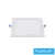 UNIVERSO Négyzet alakú süllyesztett LED panel 12w 1200lm CCT/kap. 120° IP20 Fehér 175x175mm kivágás:155x155mm 3év