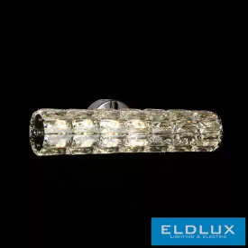   ELDLUX Kristály üveg fali lámpa LED 6W CCT 480lm IP20 305*70*100mm