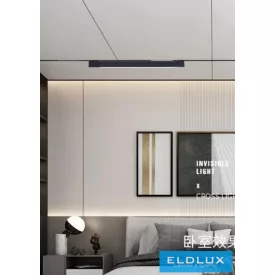   UNIVERSO Egyfázisú sínhez lámpatest 20W 1600lm CCT kapcsolóval IP20 fekete 507x50x34mm