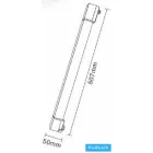 UNIVERSO Egyfázisú sínhez lámpatest 20W 1600lm CCT kapcsolóval IP20 fekete 507x50x34mm