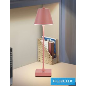   UNIVERSO Tölthető asztali lámpa 5V-2000mAh 1w 100lm CCT 108x375mm Rózsaszín