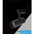 UNIVERSO Egyfázisú sínhez lámpa 30w 2700lm CCT kapcsolóval Ra≥90 24° IP20 fekete