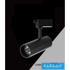   UNIVERSO Egyfázisú sínhez lámpa 30w 2700lm CCT kapcsolóval Ra≥90 24° IP20 fekete