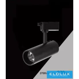   UNIVERSO Egyfázisú sínhez lámpa 30w 2700lm CCT kapcsolóval Ra≥90 24° IP20 fekete