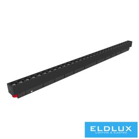   UNIVERSO Mágneses sínbe szerelhető spot Lámpa DC:48V 24W 2160LM 4000K RA90 IP20 600x45x24mm Fekete