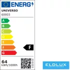 UNIVERSO ventillátoros lámpa 80w, LED 64w 3700lm CCT, DC:16w 1060RPM ∅500 x 140mm fehér