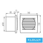 KANLUX EOL 100B  ventilátor hagyományos