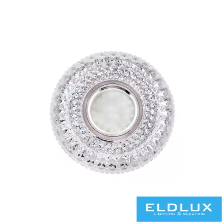 ELDLUX LUXOR süllyesztett lámpatest LED 3W NW + GU10 króm