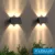 UNIVERSO Solar fali lámpa 5V 1w 60lm 3000k IP65 fekete 170x80x73mm
