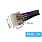 UNIVERSO 10mm-es RGB LED szalaghoz toldóelem kábellel
