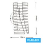UNIVERSO Fali lámpa  6w 480lm CCT.kap IP20 Arany 235x120mm