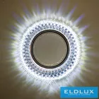 ELDLUX LUXOR süllyesztett lámpatest LED 5W CW + GX53 króm