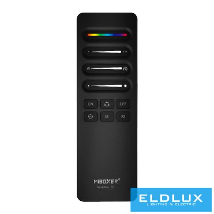 MIBOXER RF 2.4G digitális (futófény) távirányító fekete