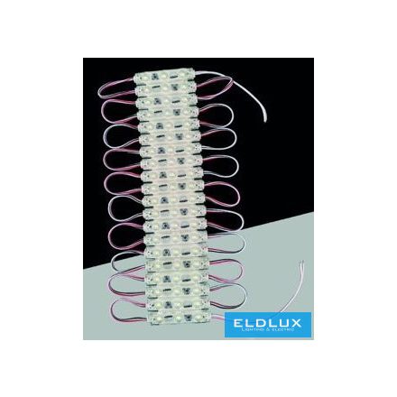 UNIVERSO LED modul 3xSMD-2835 DC:12V 1.2w 140lm Kékfény 60x10mm 20db/csomag