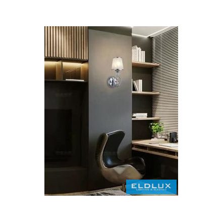 UNIVERSO Fali lámpa 1-karos 1xE27 Max.60W D120x350mm IP20 Króm