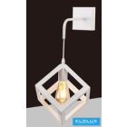 UNIVERSO Fali lámpa 1xE27 max.60w 170x170mm IP20 Fehér 5év