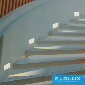   UNIVERSO süllyesztett LED lámpatest PIR 1.3w 25lm 3000k 3m-120°-45sec IP20 fehér
