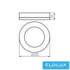 KANLUX Mennyezeti LED lámpa MILEDO TURA LED