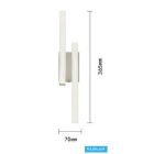 UNIVERSO Fali lámpa LED 10w 800lm CCT IP20 365×70mm fehér