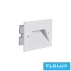 UNIVERSO Lábazati süllyesztett LED lámpa PIR-vel 3w 150lm 4000k IP65 fehér 115x80x34mm
