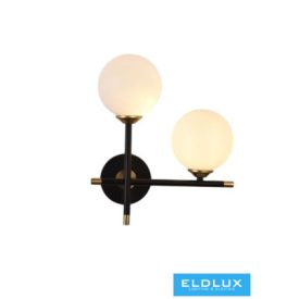 UNIVERSO Fali lámpa 2xG9 Fekete 5 év