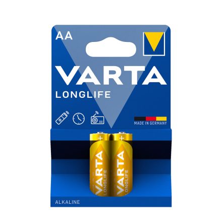 VARTA Longlife Alkáli Ceruza Elem AA B2