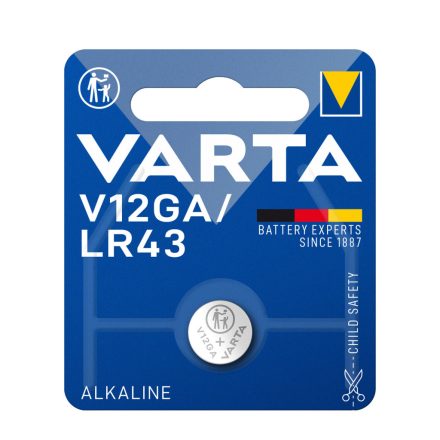 Varta Gombelem Alkáli V12GA / AG12 / LR43 (1,5V) B1