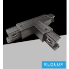 UNIVERSO Háromfázisú sínhez T-alakú toldóelem fekete 165x99x33mm