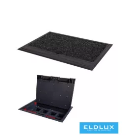 KANLUX Padlódoboz MOWION BIURO+  Fekete 16 modul