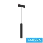 UNIVERSO Mágneses sínbe szerelhető függeszték DC:48V 8w 680lm 3000k RA90 IP20 Fekete D41x270mm