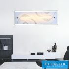 ELDLUX Fali lámpa 7.2W WW króm
