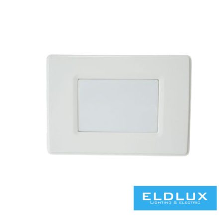 UNIVERSO LED vészkijárat süllyesztett lámpatest 1.1w 25lm 3000K 3.7v 600mAH 3óra IP20 120x85mm