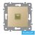 ELDLUX ELDGROUND 1×RJ45 Cat.6 UTP aljzat Arany