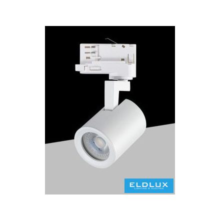 UNIVERSO Háromfázisú sínes spotlámpa 1xGU10 Max.35w IP20 Fehér 5év