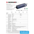 NOBUKO B Series 24V 250W IP67 Kültéri Led Tápegység