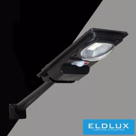   UNIVERSO Solar utcai lámpa 3w-6V 3.2V-2.5AH 150lm 7000k IP65 fekete