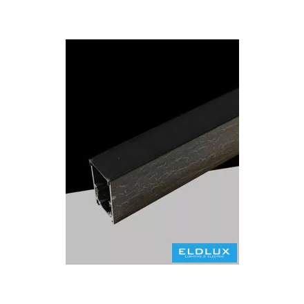 UNIVERSO Mágneses falon kívüli sínrendszer DC:48V Max.16A IP20 Fekete 2000x51x26mm