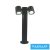 UNIVERSO Kültéri kerti lámpa 2xGU10 Max.35w IP44 Antracit 110x221x440mm 5év