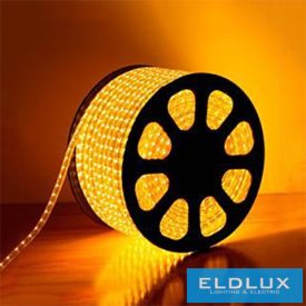   ELDLUX Flexibilis LED szalag AC:220V 2835-120D-10MM 7.6w/M 3000K IP65