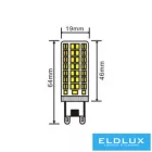 UNIVERSO LED izzó G9 4.8W 600lm 4000K CRI≥80 Ø19x64mm