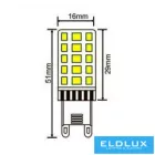 UNIVERSO LED izzó G9 33D 3.5W 420lm 6500K