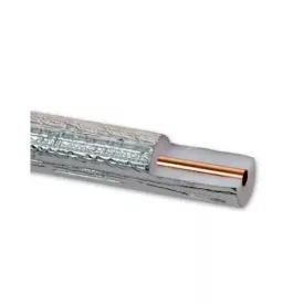  SZIGETELT LÁGY RÉZCSŐ 1/4"X1 (6 MM) (25 FM/TEKERCS) 6 MM SZIG. (VEGYTISZTA) ALUKASÍROZOTT EBRILLE FLEXIO ARTIK