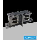 UNIVERSO Háromfázisú sínhez toldóelem fekete 75x26x31mm