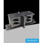 UNIVERSO Háromfázisú sínhez toldóelem fekete 75x26x31mm