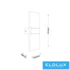 UNIVERSO Fali lámpa 10W CCT Fehér 800lm 